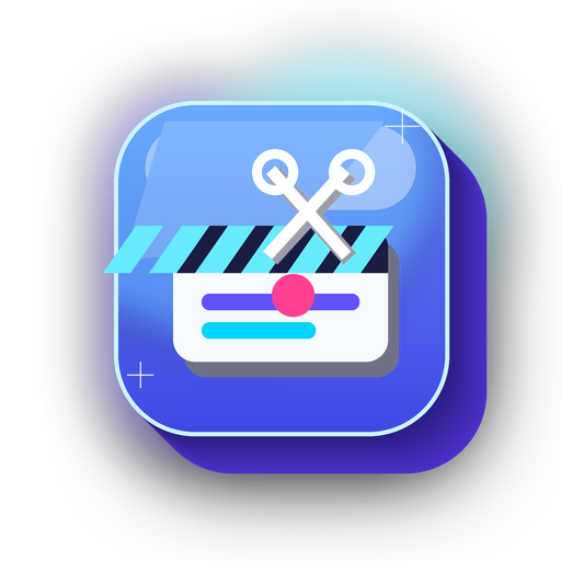 Premium video editing icon